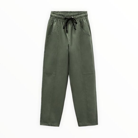 ZARA | Light Khaki | JOGGER PANTS - Picture 2 of 13